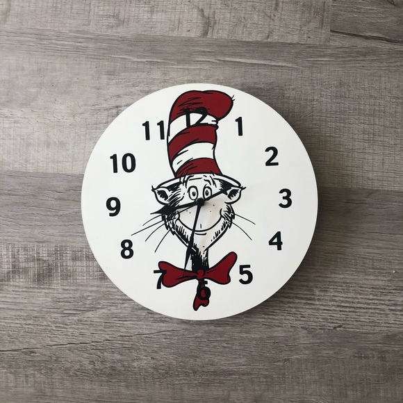 Dr Seuss Cat in the Hat Wall Clock - Picture 4 of 4